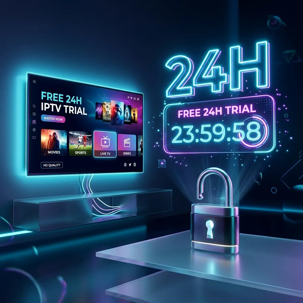 Start Your 24 Hour IPTV Free Trial